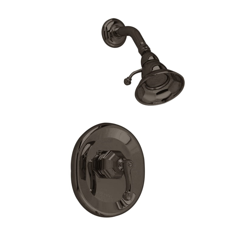Dazzle Shower Trim W/Multi-Function Showerhead In Blackened Bronze